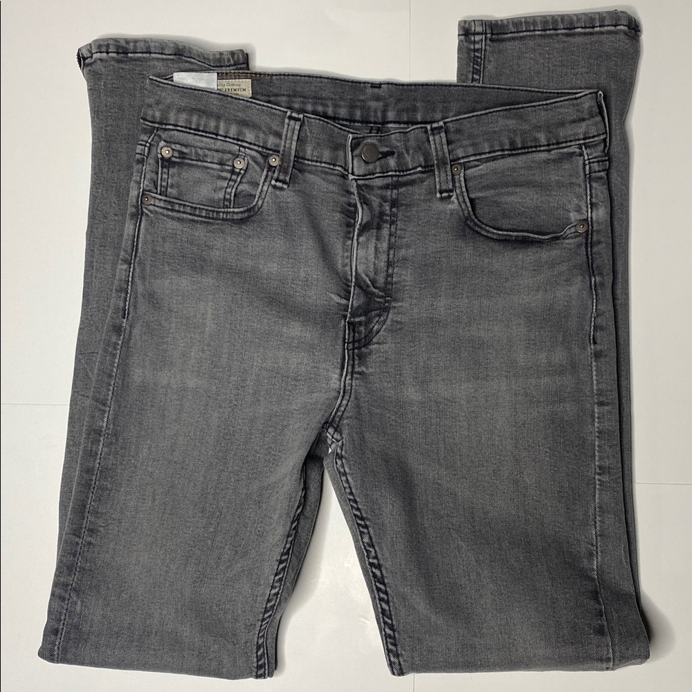 Levi's Lot 510 Grey Ankle Zip Denim Skinny’s - Picture 2 of 13